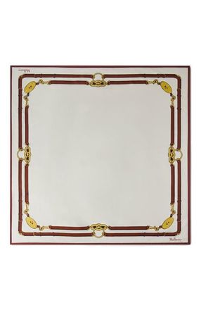 Mulberry Square Scarf - Belted Boarder in Cream at Nordstrom