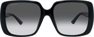 Gucci Grey Square Ladies Sunglasses GG0632SA 001 56