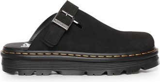 Dr. Martens Zebzag Su&egrave;de Slingback Platform Mules - Heren - Slip ons - Zwart - 43 1/2 EU - Su&egrave;de - Schoenen