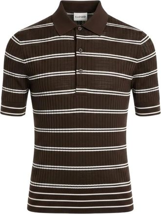 Closed Tops, Dames, Bruin, M, Polo Shirt