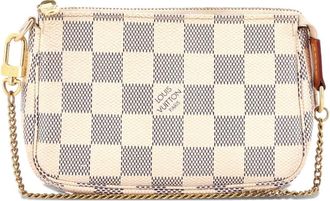 Louis Vuitton Pochette Accessoires Damier Mini clutch bag - White