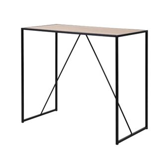 Selsey Selsey Krapina - Tavolo Bar 120x60 Cm - Colore Legno / Nero - Stile Industriale