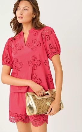 Lilly Pulitzer Castine Short Sleeve Top