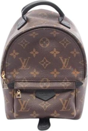 Louis Vuitton Pre-owned Backpacks, female, Brown, Size: ONE SIZE Pre-owned Palm Springs Mini Backpack