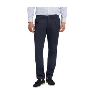 Brooks Brothers Regular Fit Double Pleat Cotton Chinos - Heren - Broeken - Blauw - Maat: W40 Katoen