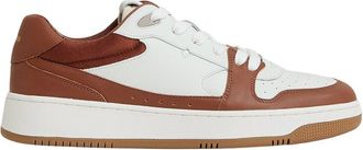 Reiss Astor Leather Paneled Sneaker