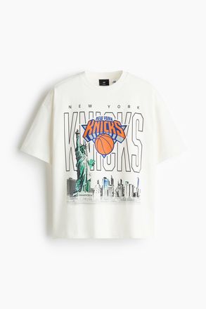 H&M T-Shirt Oversized Fit - White