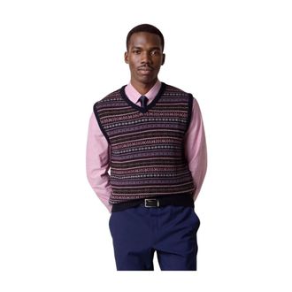 Brooks Brothers Gilet a maglia Fair Isle - - Knitwear - Uomo - Multicolore - M