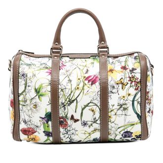 Gucci Pre-owned Gucci Medium Canvas Flora Joy Boston Bag Ladies 247205 525040