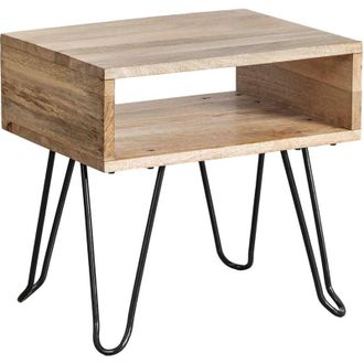 Sklum Pack De 2 Mesitas De Noche En Madera Reciclada Tital Sklum