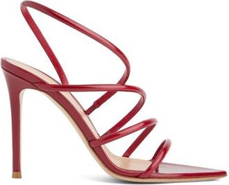 Gianvito Rossi Ettie Sandal in Red Nappa at Nordstrom, Size 39.5