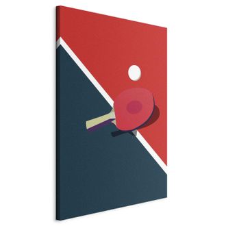 OEM Imagen - Tenis De Mesa - Raqueta Y Pelota Sobre La Mesa