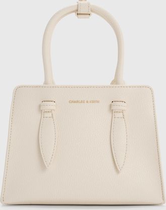 Charles & Keith Allyn Structured Trapeze Tote Bag