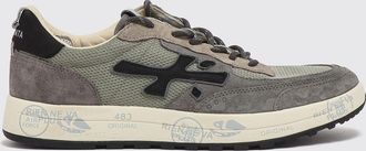 Premiata Nous Mesh and Suede Trainers with Serrated Tread Sole