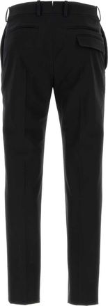 Alexander McQueen Mens Cotton Trousers Black