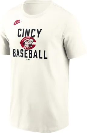 Nike Cincinnati Reds Cooperstown 70s Inspired Nike Mens MLB T-Shirt in Brown | N19911KR75-9V0