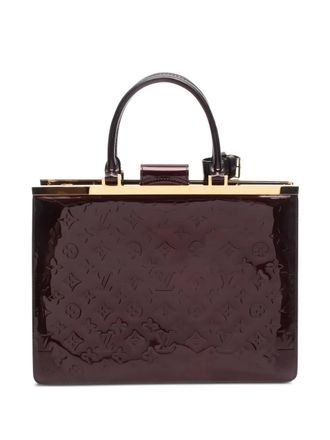 Louis Vuitton 2012 monogram leather handbag - women - Patent Leather - One Size - Red