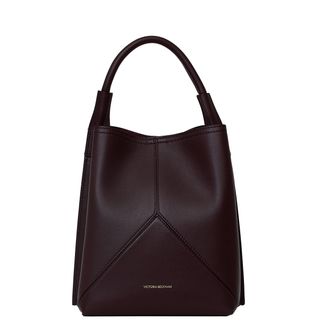 Victoria Beckham Victoria Plie Leather Bucket Bag