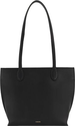 Vince Mini Athene Nappa Leather Tote in Black at Nordstrom