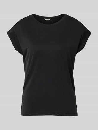 Moss Copenhagen T-Shirt mit Kapp&auml;rmeln Modell Birdia in Black, Gr&ouml;&szlig;e XS/S