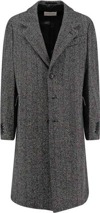 Givenchy Wool blend coat with herringbone pattern