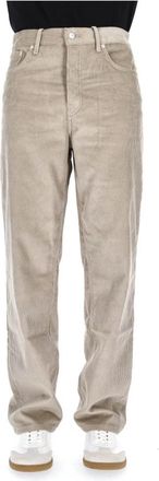 Haikure Corduroy Logan Broek in Beige - Heren - Straight fit broeken - Beige - W30 - Katoen - Broeken