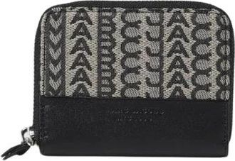 Marc Jacobs Canvas Leren Ritsportemonnee - Dames - Portefeuilles - Veelkleurig - ONE Size - Leer - Accessoires