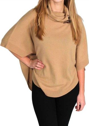 Tyler B&ouml;e Cashmere Cape Top In Camel/tan