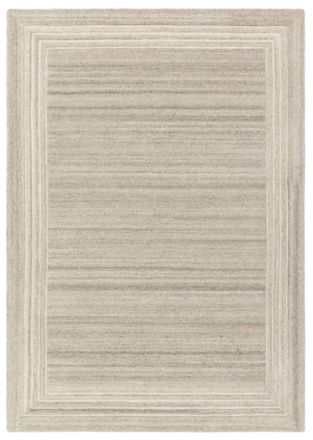 Novatrend Alfombra moderna de pura lana sal&oacute;n Gris 200x290 cm