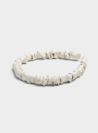 Simons Womens Gathered satin headband