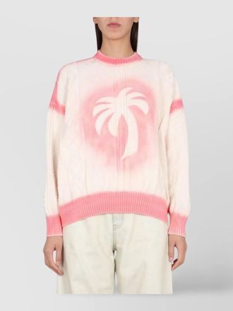 Palm Angels knitwear with patent leather effect