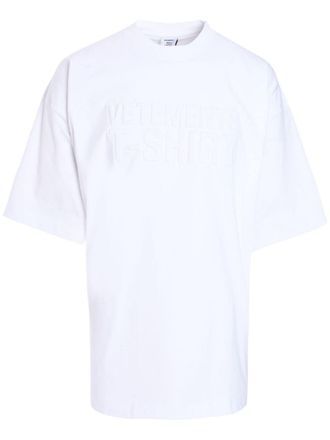 VETEMENTS illusion logo t-shirt - White