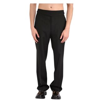 Patrizia Pepe Patrizia Pepe, Straight Trousers, male, Black, Size: 2XL Straight Trousers
