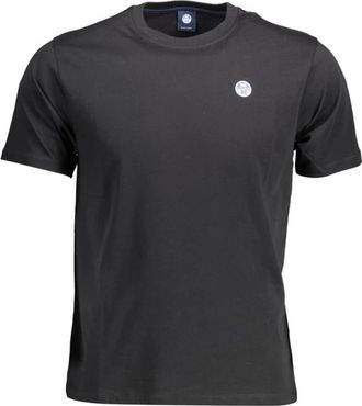 North Sails T-shirt met korte mouwen - Heren - T-shirts - Zwart - XL - Katoen - Tops