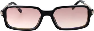 Dsquared2 Rechthoekige Gradient Acetaat Zonnebril - Heren - Zonnebrillen - Zwart - 54 MM - Accessoires