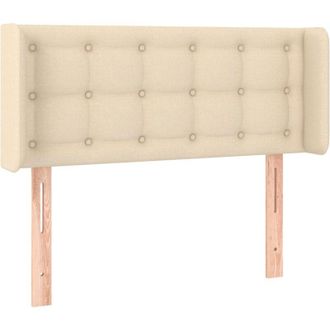 vidaXL Cabecero Con Led De Tela Crema 83x16x78/88 Cm Vidaxl