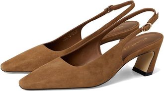 Stuart Weitzman Stassi Slingback 50 Womens Shoes Toasted Almond : 10.5 M, Leather
