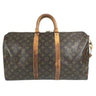 Louis Vuitton Pre-owned Weekend Bags, unisex, Brown, Size: ONE SIZE Pre-owned Monogram Canvas Boston Bag