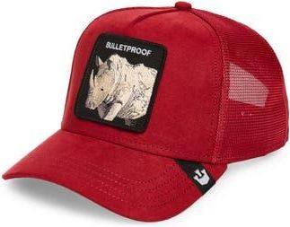 Goorin Brothers The Faux Suede Rhino Trucker Hat in Burgundy at Nordstrom Rack