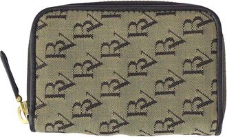 Bottega Veneta Canvas Card Case (Authentic Pre-Loved)