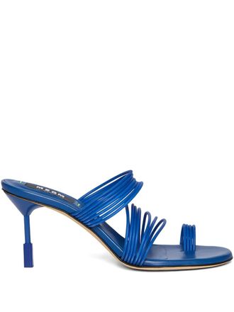 Msgm Sandali con tacco - Blu