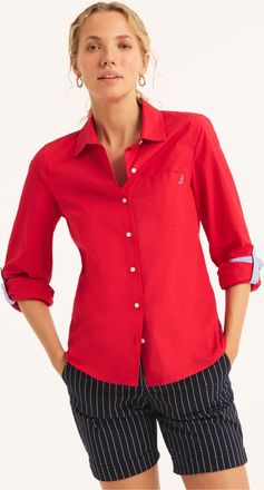 Nautica Womens Button-Up Shirt