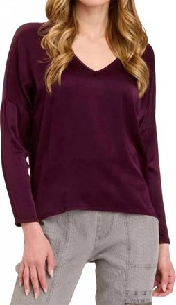 Xcvi Bauer V-Neck Top In Mesmeric