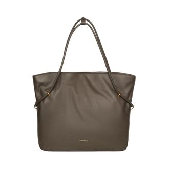 Coccinelle Lizzie Tote - Dames - Tassen - Bruin - Maat: ONE Size Zijde