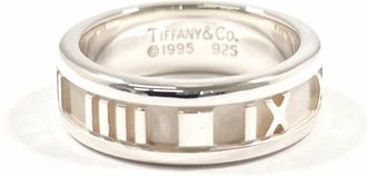 Tiffany & Co. Atlas Silver Silver 925 Band Ring (Pre-Owned)