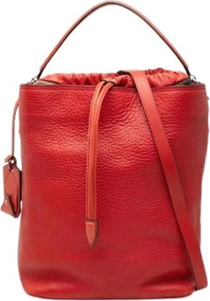 Burberry Pre-owned Ashby Bucket - - Pre-owned - Donna - Rosso - ONE SIZE