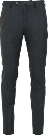 Pantaloni Torino Slim Fit Wollen Broek Antraciet Grijs - Heren - Nette broeken - Grijs - 2XL - Wol - Broeken
