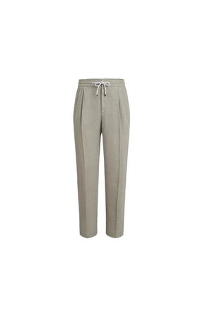 Brunello Cucinelli Trousers with drawstring in Khaki at Nordstrom, Size 58 It
