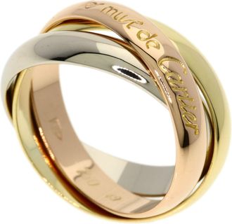 Cartier Yellow Gold (18K) Pink Gold (18K) White Gold (18K) Band Ring (Pre-Owned)