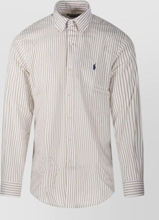 Ralph Lauren striped long sleeve shirt button down collar